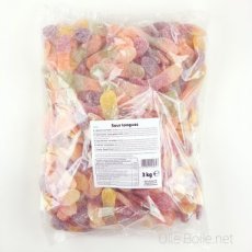 FTZ5 Fruittongen Zuur 3kg = 1 zak