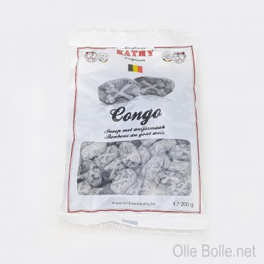 Zwarte Congo Hamers 200g Olle Bolle Zwarte Congo Hamers 200g Olle Bolle